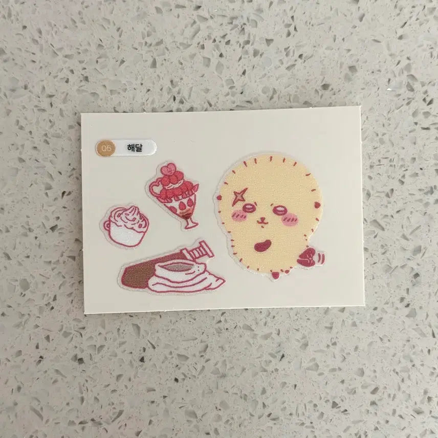 [BUNJANG] Munjeonggwi Chiikawa Bagel Chip Sticker Set / 먼작귀 치이카와 베이글칩 띠부씰 랏코 모몽가 판매