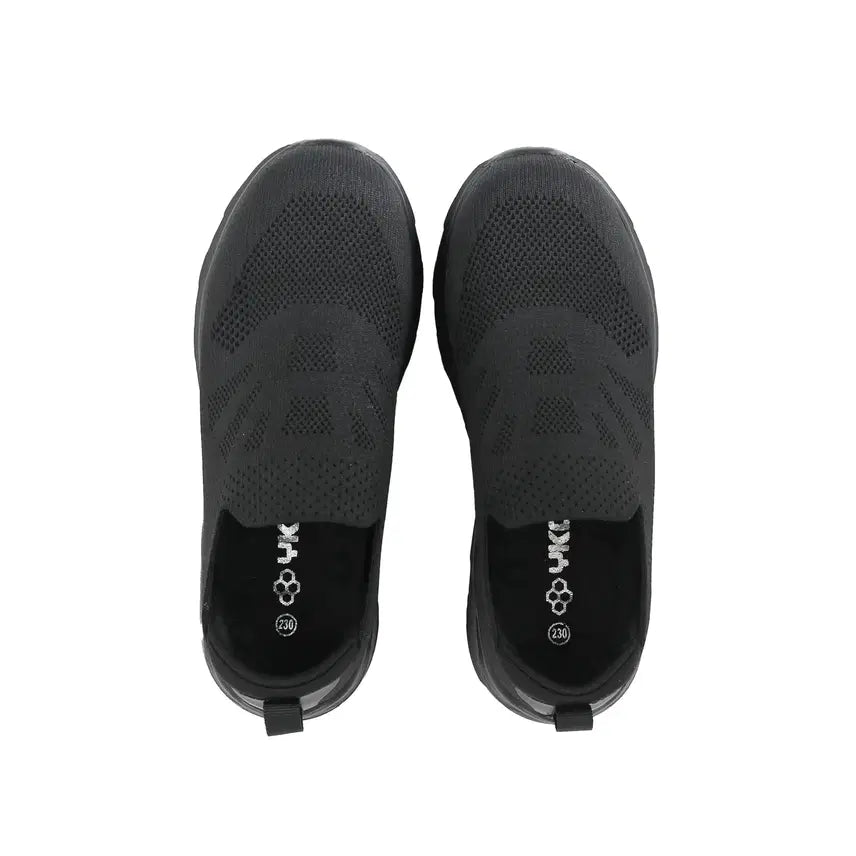 [BUNJANG] Y4 Lightweight Knit Slip-On Nursing Shoes / 간호사화 병원신발 발편한 근무화 초경량 니트 슬립온 쿠션화 블랙 Y4