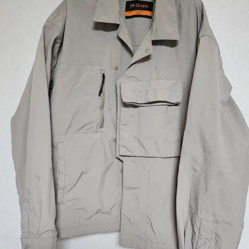[BUNJANG] Customellow Freakker Big Pocket Nylon Shirt Jacket (Size 105) / 커스텀멜로우 프리커 빅포켓 나일론 셔츠 자켓 셔켓105사이즈