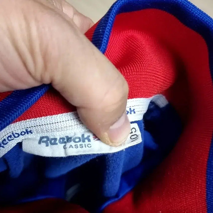 [BUNJANG] Reebok Classic Track Jacket Blue Red Line Point (Size 105) / 리복클래식 블루 레드 라인 포인트 트랙 자켓(105)