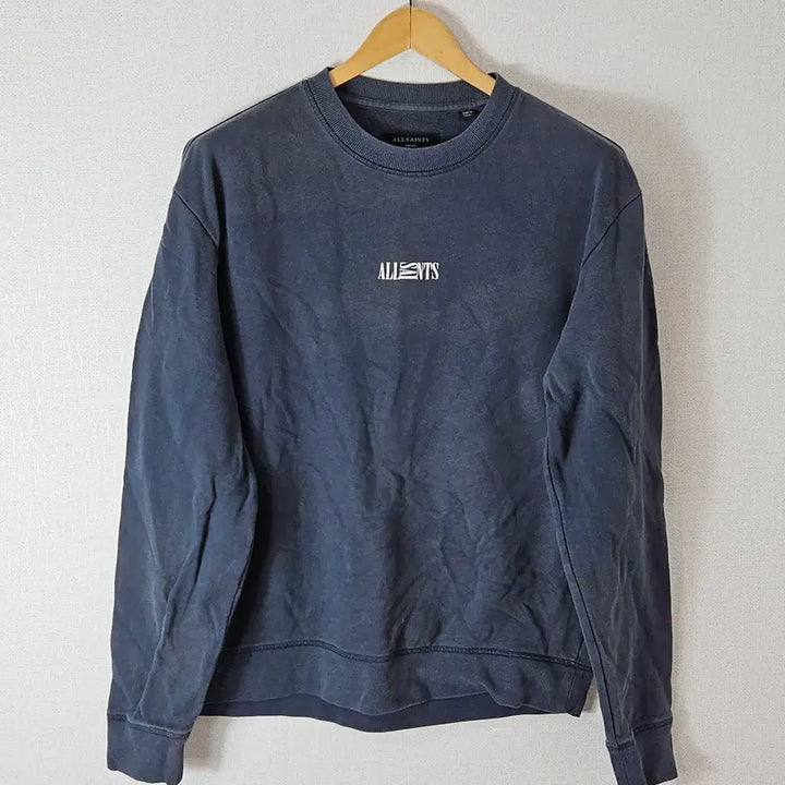 [BUNJANG] AllSaints Round Neck Oversized Sweatshirt Terry S (100-105) / 올세인츠 라운드넥 오버핏 맨투맨 테리 S (100-105)