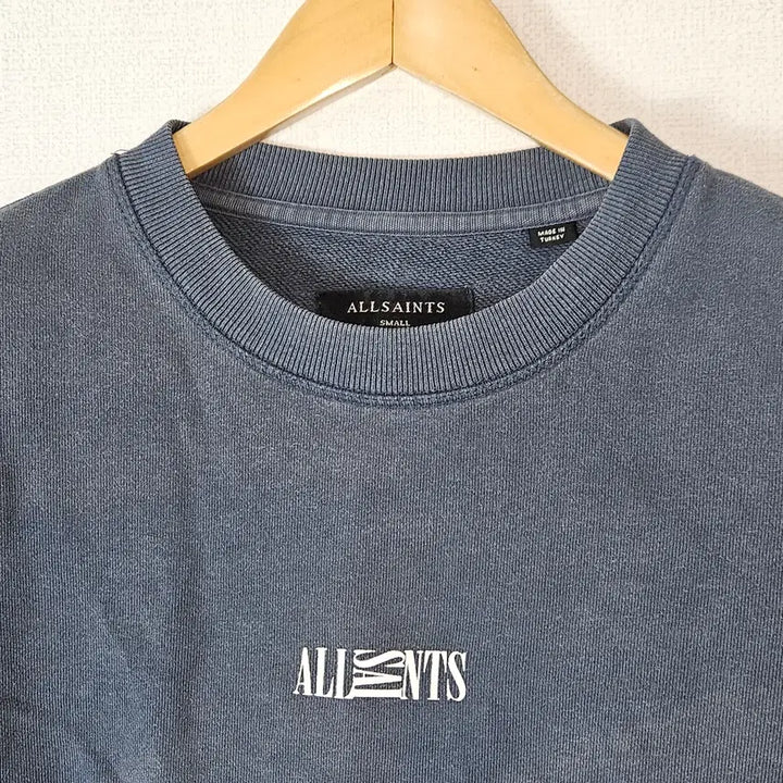 [BUNJANG] AllSaints Round Neck Oversized Sweatshirt Terry S (100-105) / 올세인츠 라운드넥 오버핏 맨투맨 테리 S (100-105)