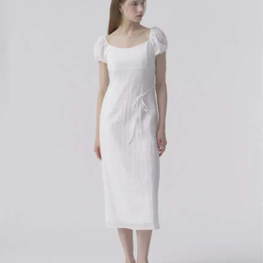 [BUNJANG] EL Chloe Puff Sleeve Dress / EL 이엘 클로이 퍼프 원피스