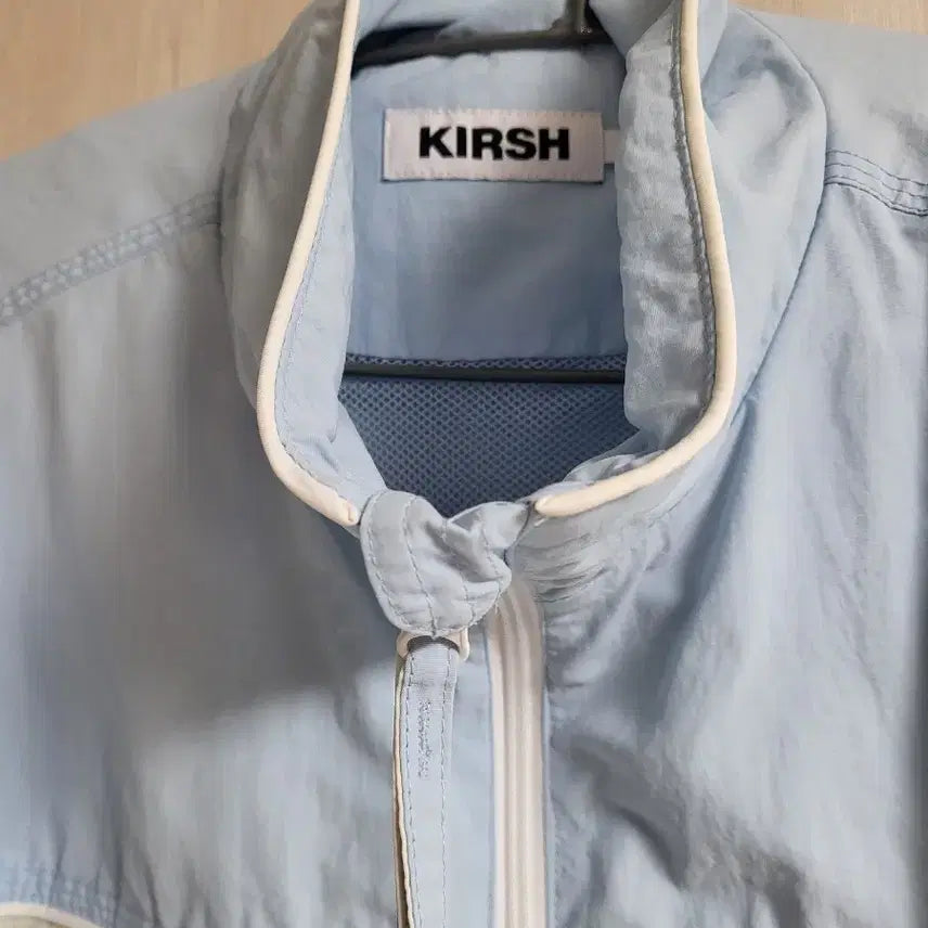[BUNJANG] Kirsh Crop Windbreaker Jacket / 키르시 크롭 바람막이 블루/베이지