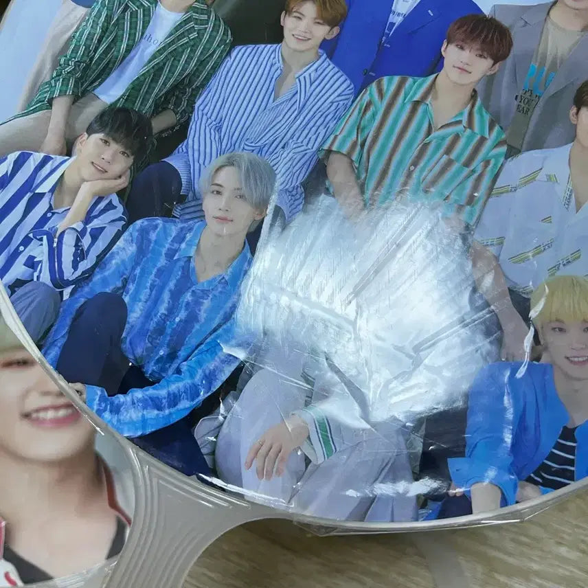 [BUNJANG] SEVENTEEN Hoshi &amp; Group Uchiwa Fan Set / 세븐틴 호시,단체 우치와