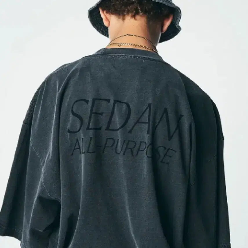 [BUNJANG] SEDAN ALL PURPOSE Pigment Short Sleeve T-Shirt / SEDAN ALL PURPOSE 피그먼트 반팔 티셔츠