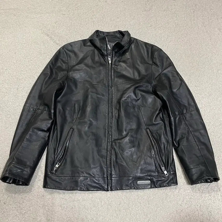 [BUNJANG] Armani Exchange Lambskin Leather Jacket M / 아르마니 익스체인지 양가죽 자켓 m