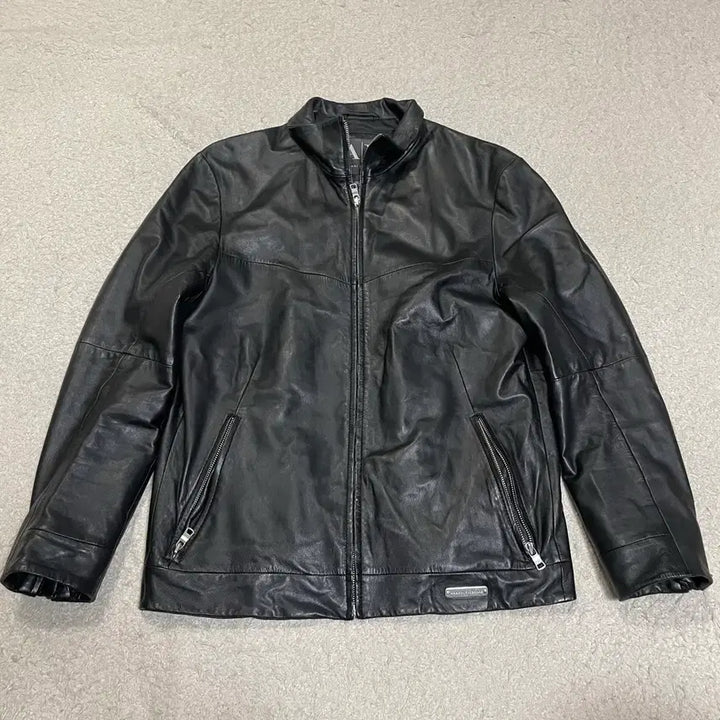 [BUNJANG] Armani Exchange Lambskin Leather Jacket M / 아르마니 익스체인지 양가죽 자켓 m