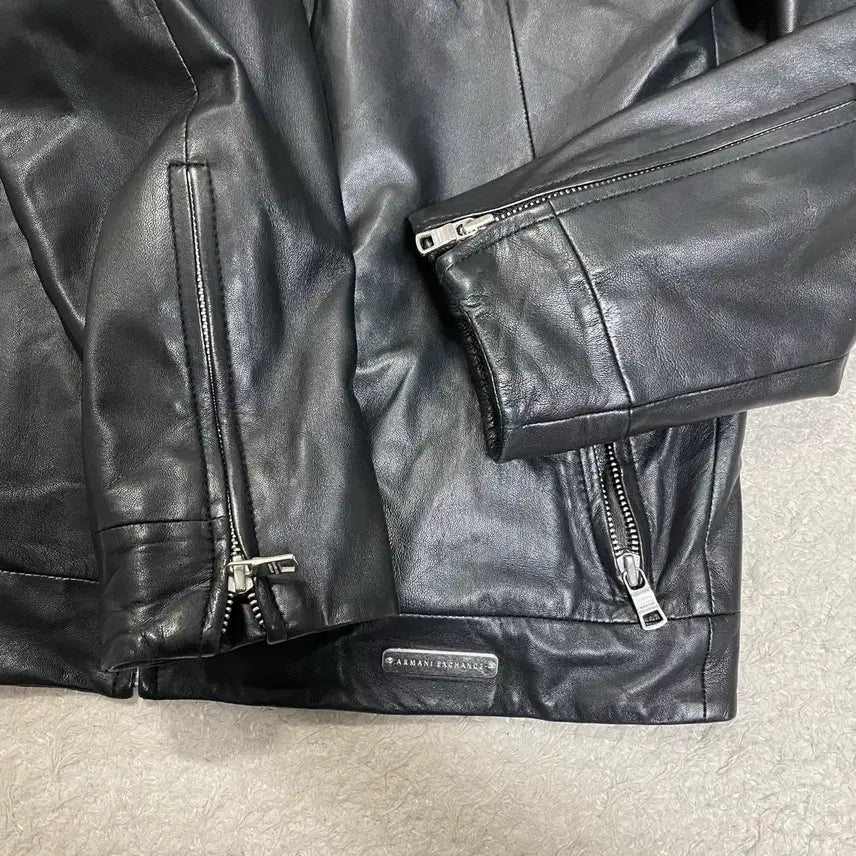 [BUNJANG] Armani Exchange Lambskin Leather Jacket M / 아르마니 익스체인지 양가죽 자켓 m