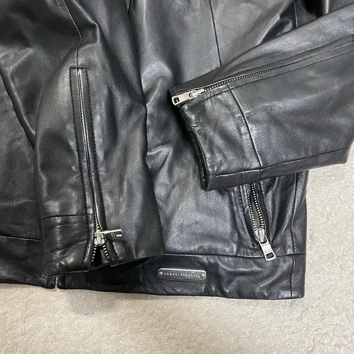 [BUNJANG] Armani Exchange Lambskin Leather Jacket M / 아르마니 익스체인지 양가죽 자켓 m
