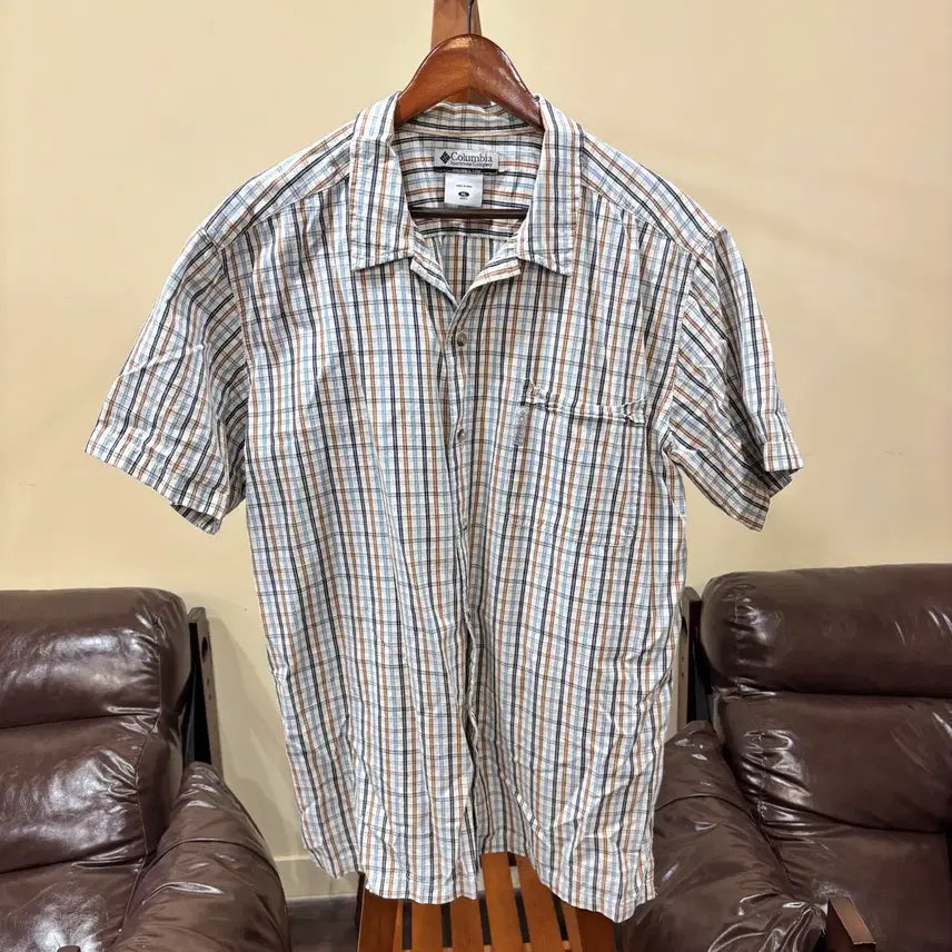 [BUNJANG] Columbia Checkered Shirt XL / [컬럼비아] 체크 셔츠 [XL]