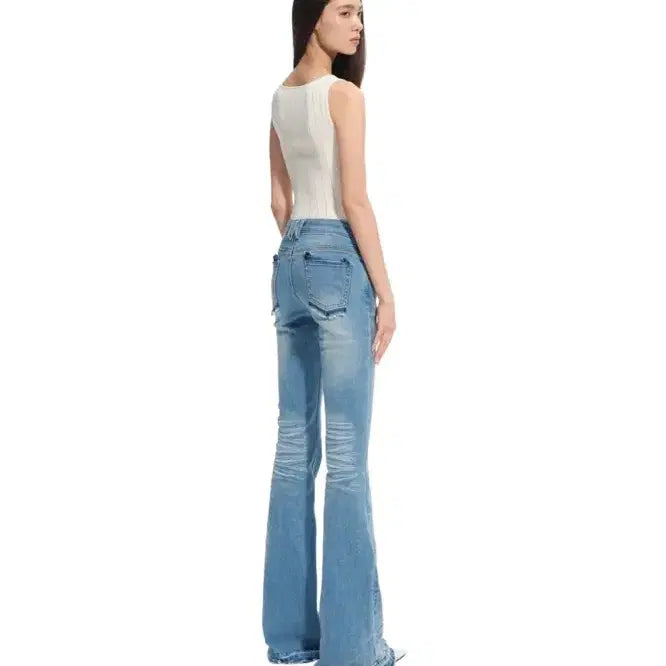 [BUNJANG] NAWS N1 Bootcut Jeans (Worn by Jang Won-young) / (새상품)나우스 NAWS N1 부츠컷 청바지 S사이즈_ 장원영  착용