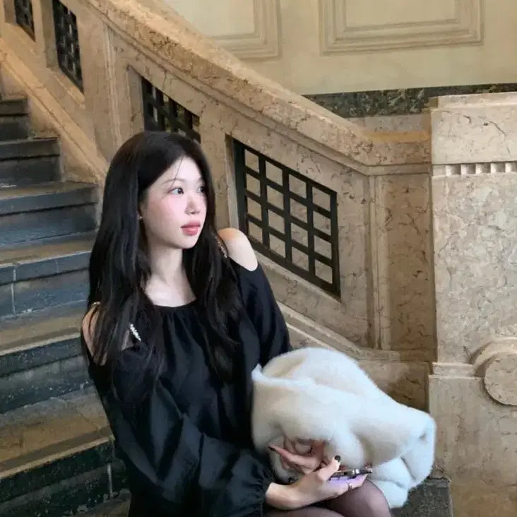 [BUNJANG] Ont Blair Black Blouse / 온트 블레어 블라우스 블랙 새상품 Blair Blouse