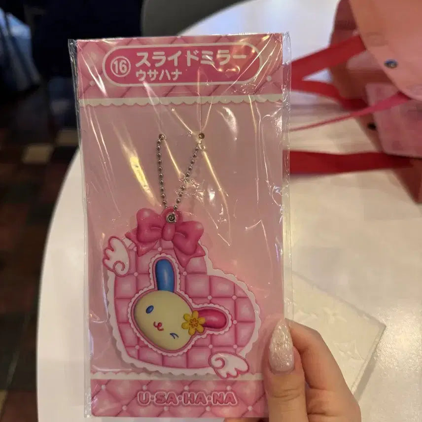 [BUNJANG] Sanrio Usahana Mirror Keyring / 우사하나 거울 키링 산리오쿠지 16번 판매합니다