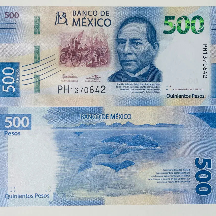 [BUNJANG] Mexico 500 Pesos Uncirculated Banknote / 멕시코 500 페소  완전미사용