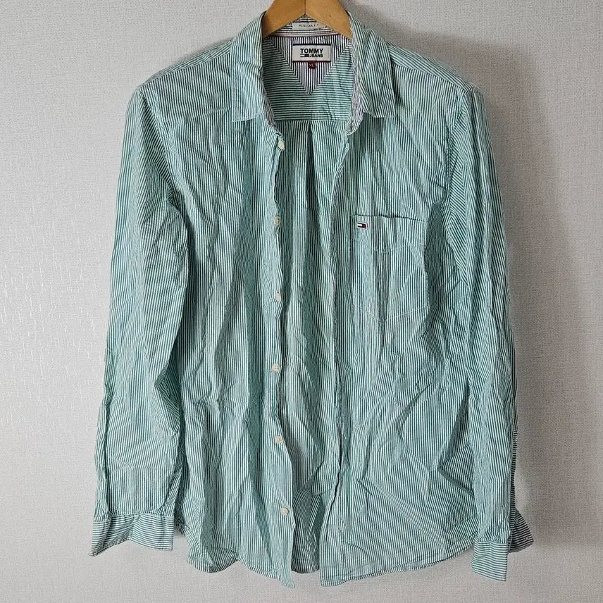 [BUNJANG] Tommy Jeans Tommy Hilfiger Linen Shirt XL / 타미진스 타미힐피거 린넨 셔츠 XL