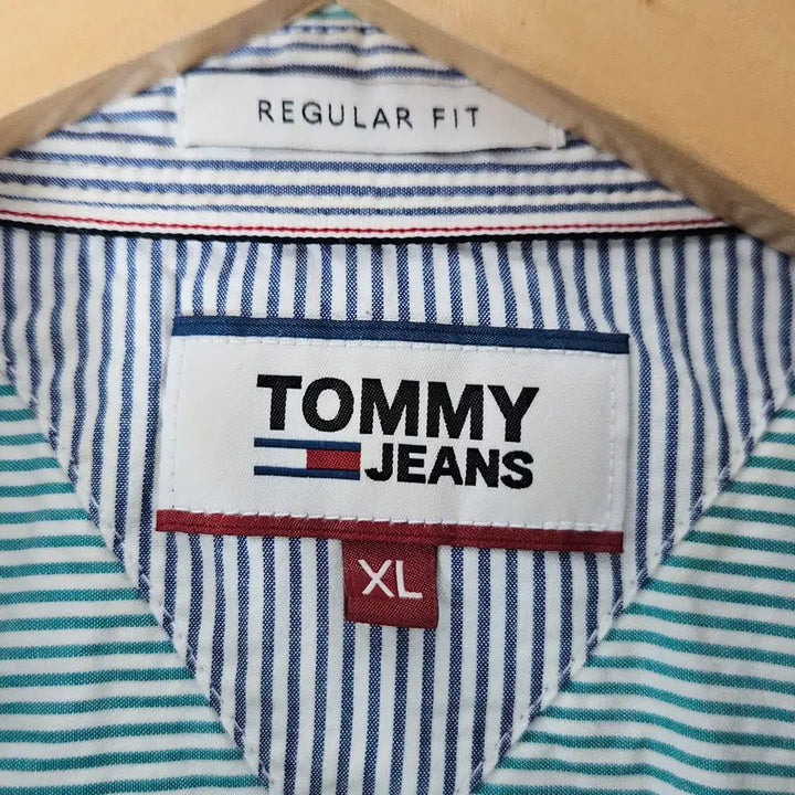 [BUNJANG] Tommy Jeans Tommy Hilfiger Linen Shirt XL / 타미진스 타미힐피거 린넨 셔츠 XL