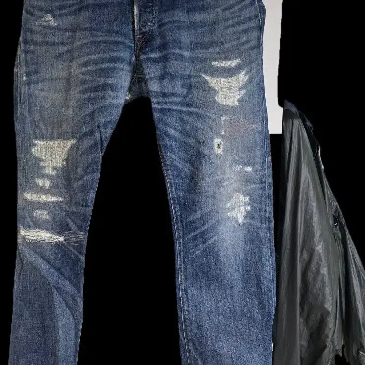 [BUNJANG] RRL Low Straight Fit Denim Jeans 34x32 / RRL 데님 34x32 로우 스트레이트핏