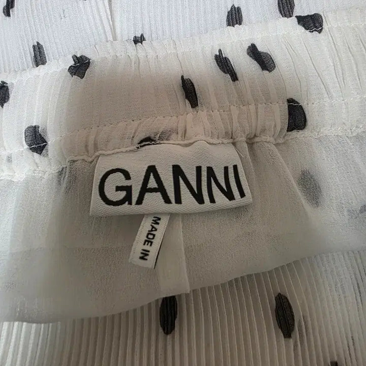 [BUNJANG] GANNI Chiffon Pleated Long Skirt Size 40 / (무배)가니 GANNI 쉬폰 주름 롱스커트 40