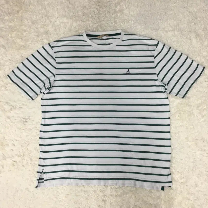[BUNJANG] Beanpole Striped Short-Sleeve T-Shirt Size 95 / 빈폴 스트라이프 반팔티 만원샵 DD27