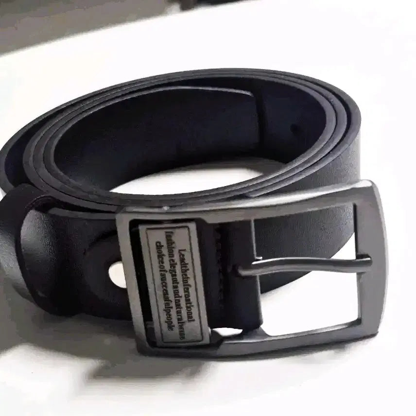 [BUNJANG] Leather Belt Bundle Set / 남성가죽벨트 2개 다보내드림니다