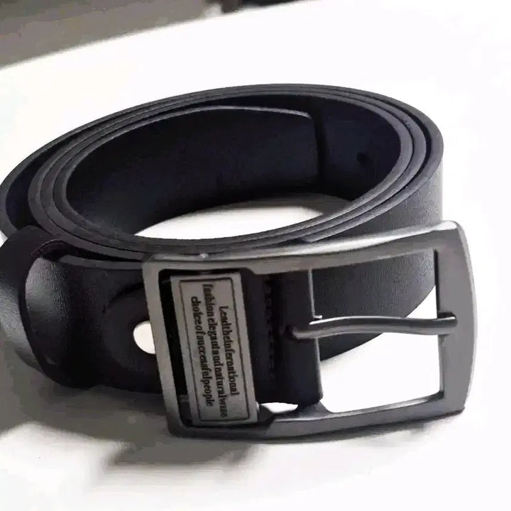 [BUNJANG] Leather Belt Bundle Set / 남성가죽벨트 2개 다보내드림니다