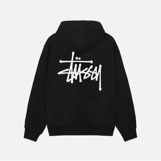 [BUNJANG] Stussy Basic Black Hoodie / 스투시 베이직 블랙 후드집업