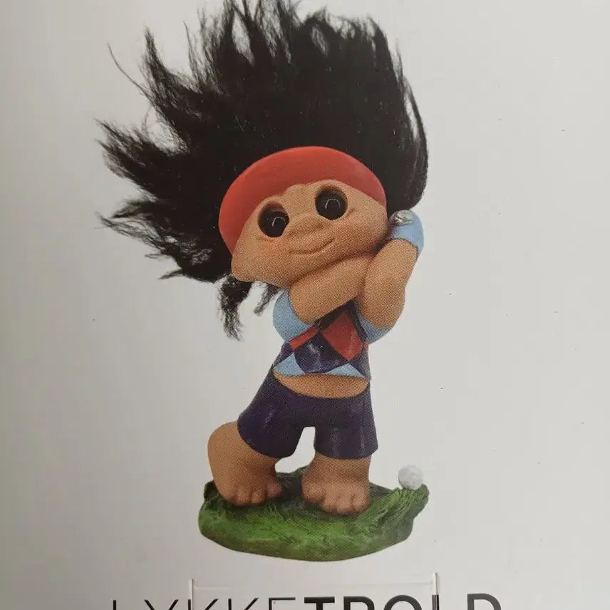 [BUNJANG] Good Luck Trolls Golfer Figure (9cm) / [미개봉] 굿럭트롤 골프 피규어 (9cm)
