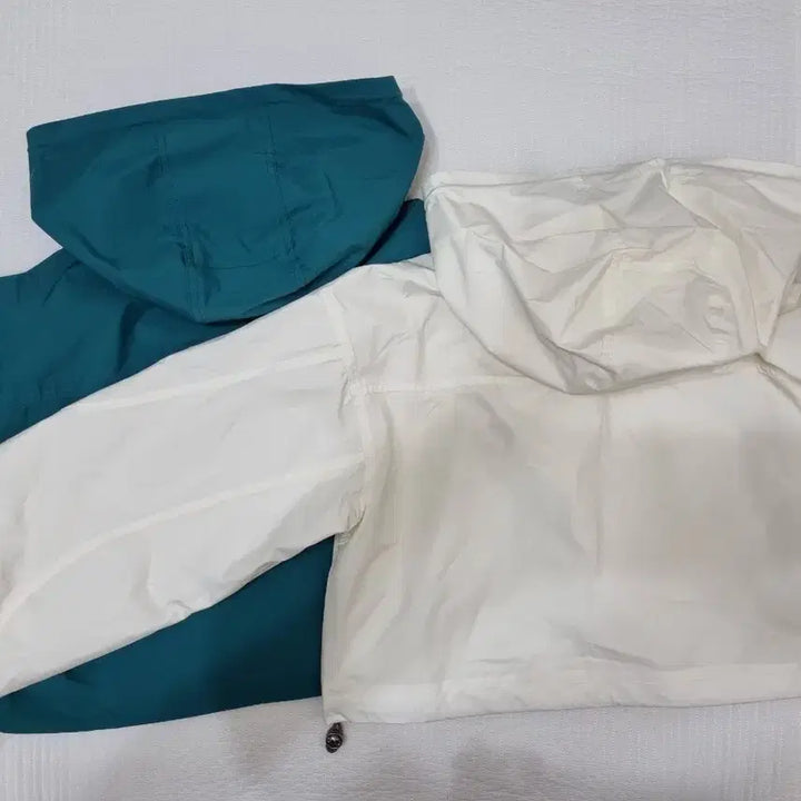 [BUNJANG] Teddy Bear Cropped Jacket (White/Green) S / 테니스 곰돌이 크롭자켓  (화이트/그린)S