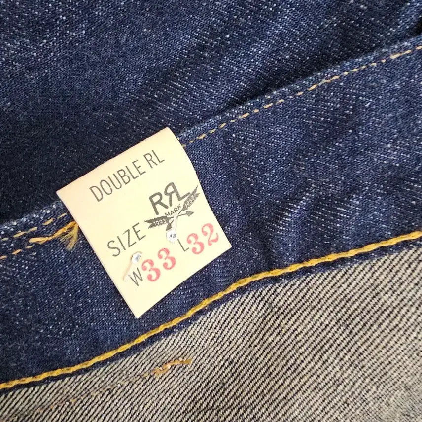 [BUNJANG] RRL Straight Fit One Wash Selvedge Jeans / 택포함 rrl 스트레이트핏 원스워시 셀비지진 33/32총기장103수선완