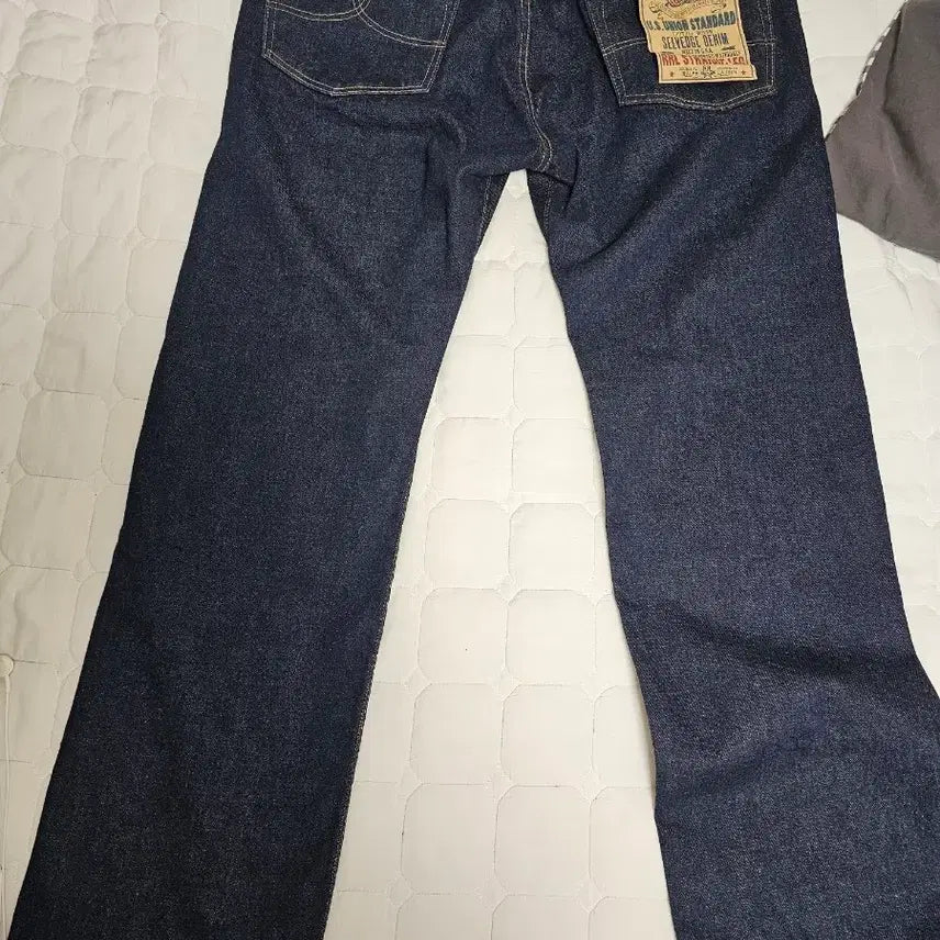 [BUNJANG] RRL Straight Fit One Wash Selvedge Jeans / 택포함 rrl 스트레이트핏 원스워시 셀비지진 33/32총기장103수선완