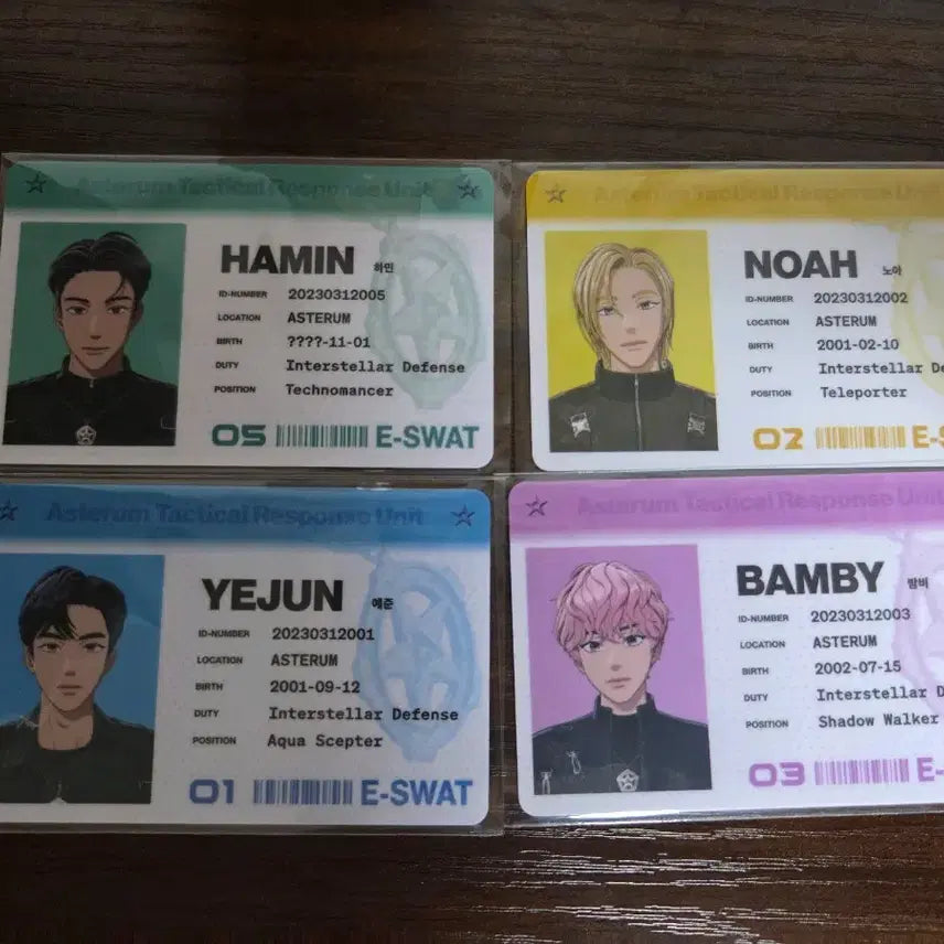[SOLD OUT] [일괄가격] 플레이브 칼리고2 아이디패스 앨범 카드 예준노아밤비하민