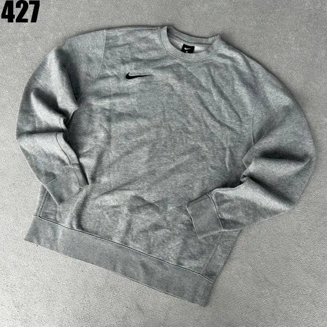 [BUNJANG] Nike Grey Sweatshirt M / 나이키 회색 맨투맨 티셔츠 m