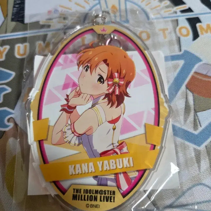 [BUNJANG] THE iDOLM@STER Million Live! Yabuki Kana Acrylic Strap / 아이돌마스터 밀리언 라이브 밀리마스 야부키 카나 아크릴 키링 스트랩