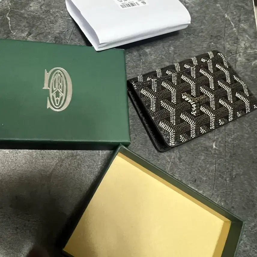 [SOLD OUT] 고야드 카드지갑 블랙 + 케이스 풀 구성