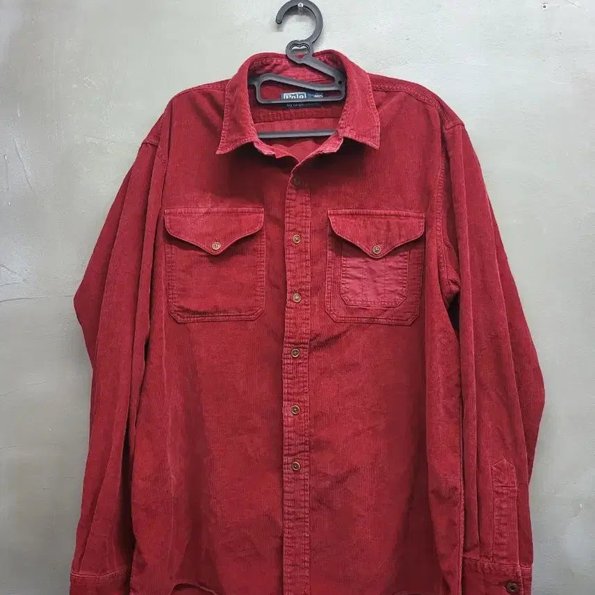 [BUNJANG] Polo Red Corduroy Shirt XL / 폴로 레드 코듀로이 남방 셔츠xl
