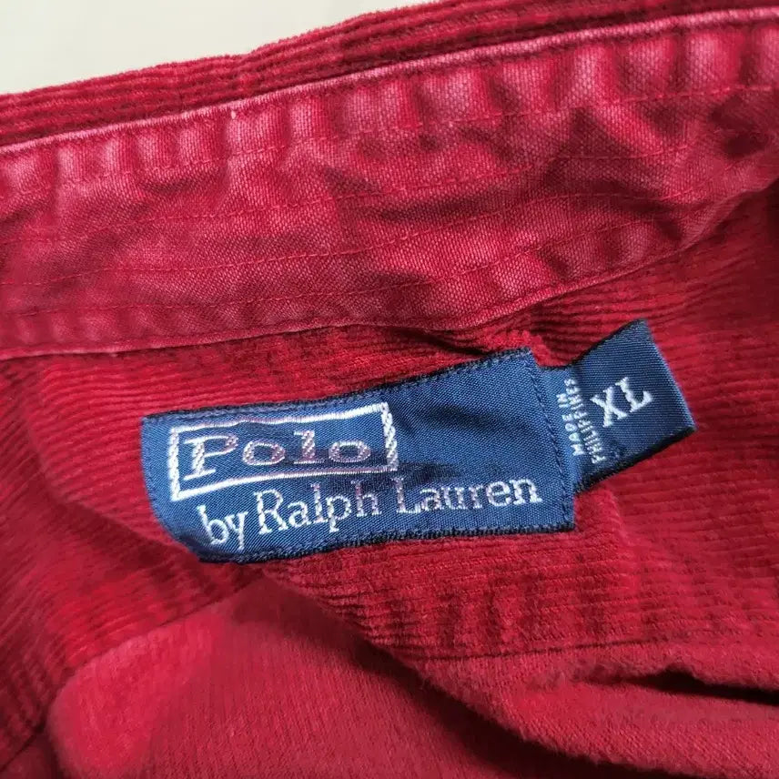 [BUNJANG] Polo Red Corduroy Shirt XL / 폴로 레드 코듀로이 남방 셔츠xl