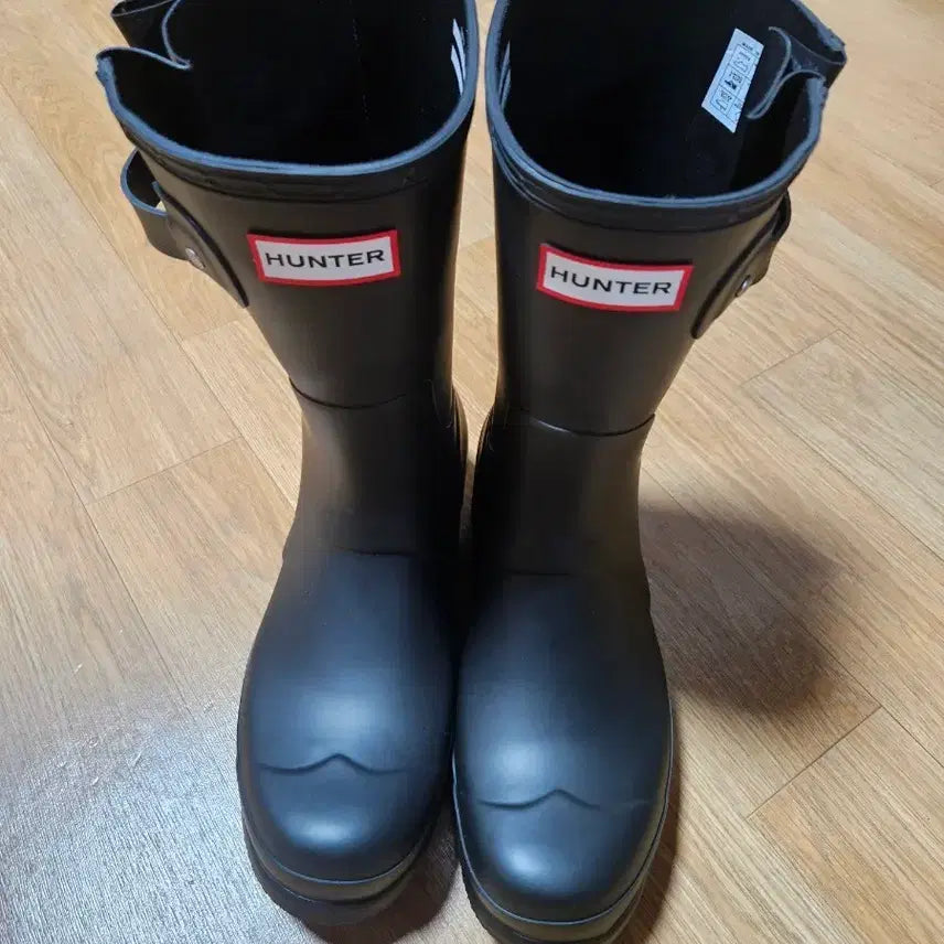 [BUNJANG] Hunter Side Adjustable Short Rain Boots (Men&