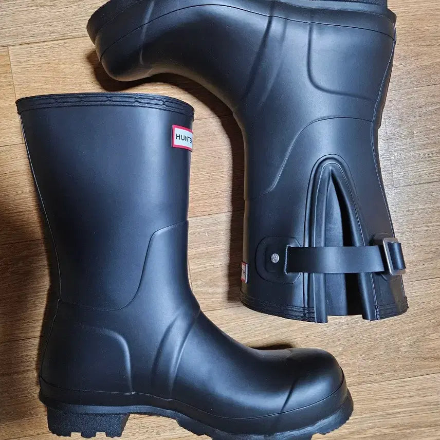 [BUNJANG] Hunter Side Adjustable Short Rain Boots (Men&