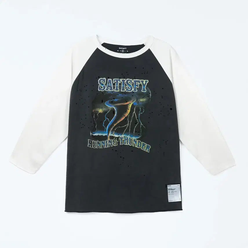 [BUNJANG] Satisfy Baseball T-shirt / [m]새티스파이 베이스볼 티셔츠 새상품