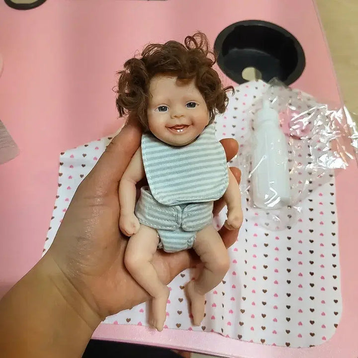 [BUNJANG] Baby Silicone Doll Figure / 미니 아기 실리콘인형 아기인형 베이비 피규어