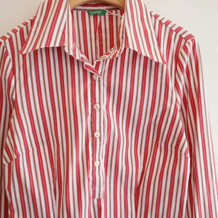 [SOLD OUT] BENETTON 베네통 풀오버 스트라이프 셔츠