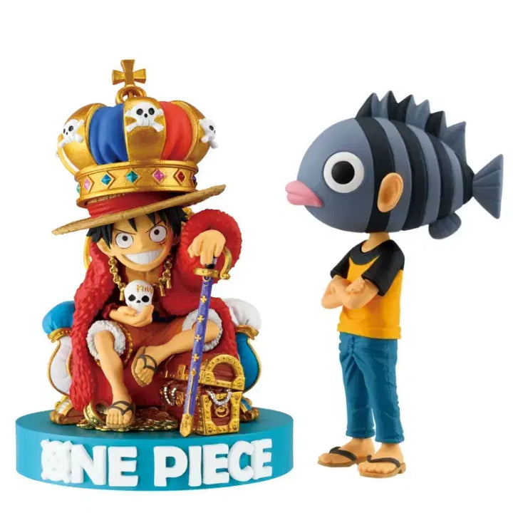 [BUNJANG] One Piece WCF (Luffy + Oda) Base Shop Limited Set - Sealed / (미개봉) 원피스 베이스샵 한정 월콜 (루피+오다)