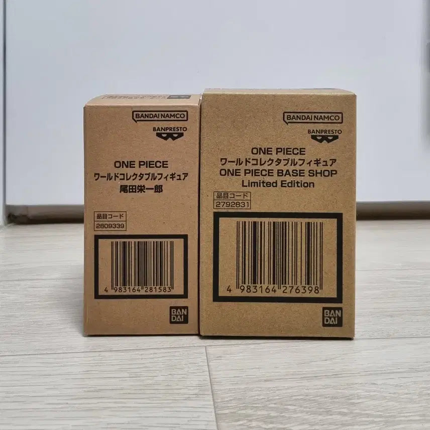 [BUNJANG] One Piece WCF (Luffy + Oda) Base Shop Limited Set - Sealed / (미개봉) 원피스 베이스샵 한정 월콜 (루피+오다)