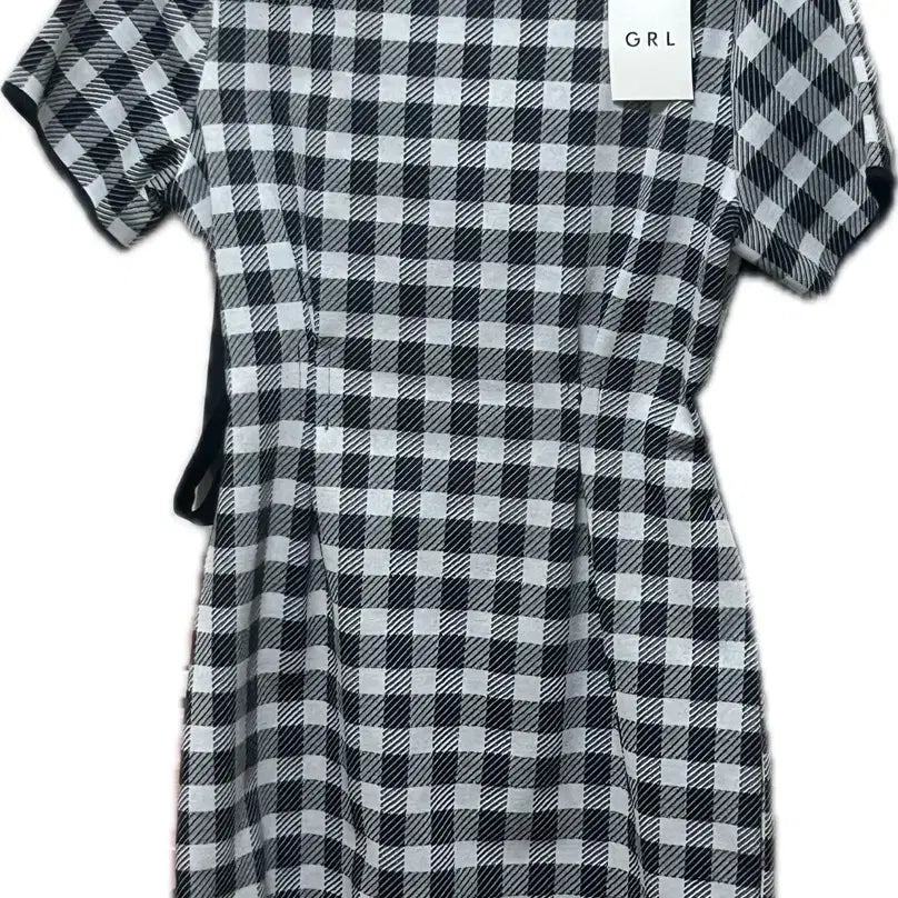 [BUNJANG] GRL Gingham Ribbon Mini Dress / Grl 그레일 깅엄 리본 미니원피스