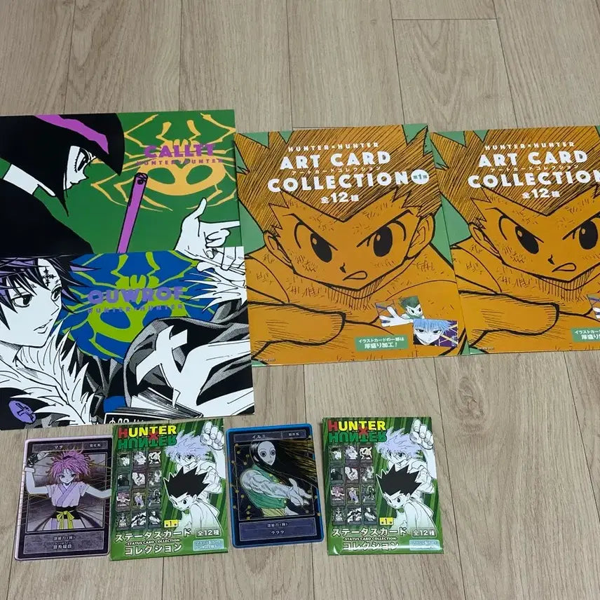 [BUNJANG] Hunter x Hunter Card Collection + Status Cards Bundle Set / 헌터X헌터 카드 컬렉션 + 스테이터스 카드 일괄