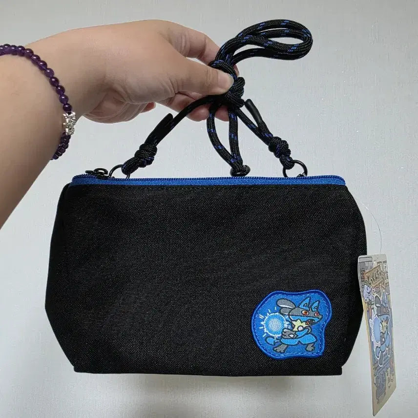 [BUNJANG] Pokémon Center Japan Lucario Training 2-Way Pouch / 일본 포켓몬센터 2WAY 파우치 특훈중 루카리오