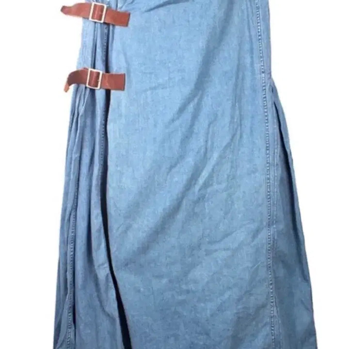 [BUNJANG] Kapital Denim Pleated Skirt Pants / kapital 스커트