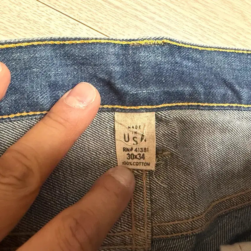 [SOLD OUT] RRL / 로우스트레이트 USA 셀비지 워싱진 / 30
