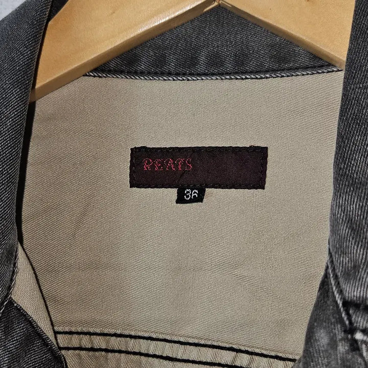 [BUNJANG] BEAMS Denim Work Jacket Black 36 (M) / 빔즈 BEAMS 데님 워크자켓 블랙 진 36 (M)